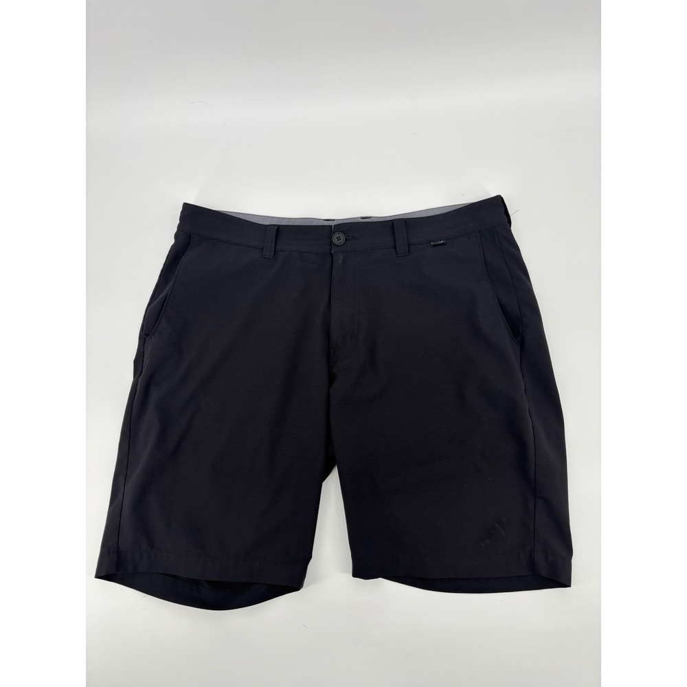TravisMathew Beck Golf Shorts Mens 36 Black Performance Stretch 1MQ081